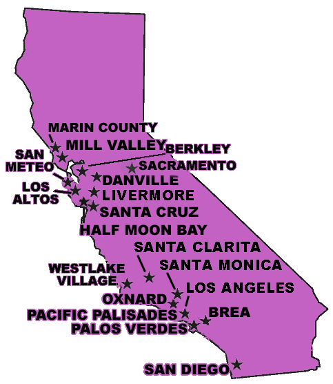california cyberstar map