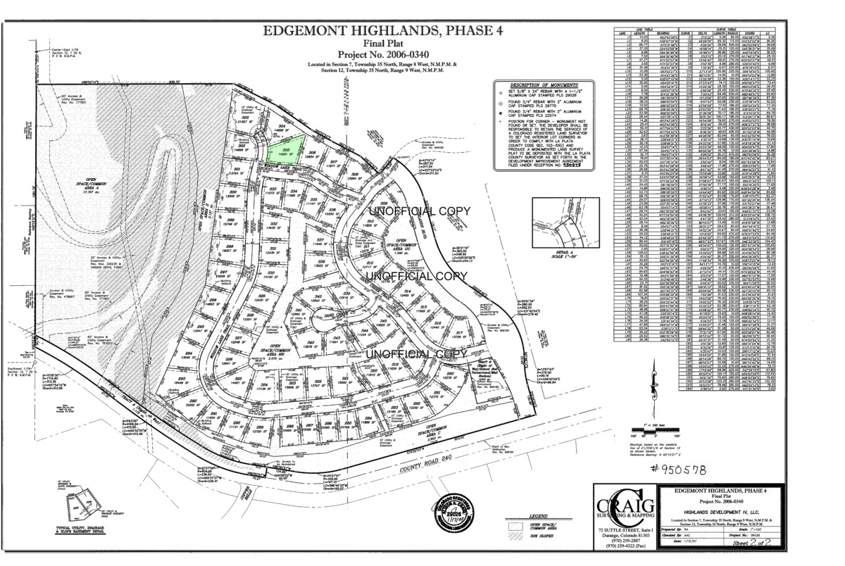 Edgemont Highlands Phase 4 Plat-full