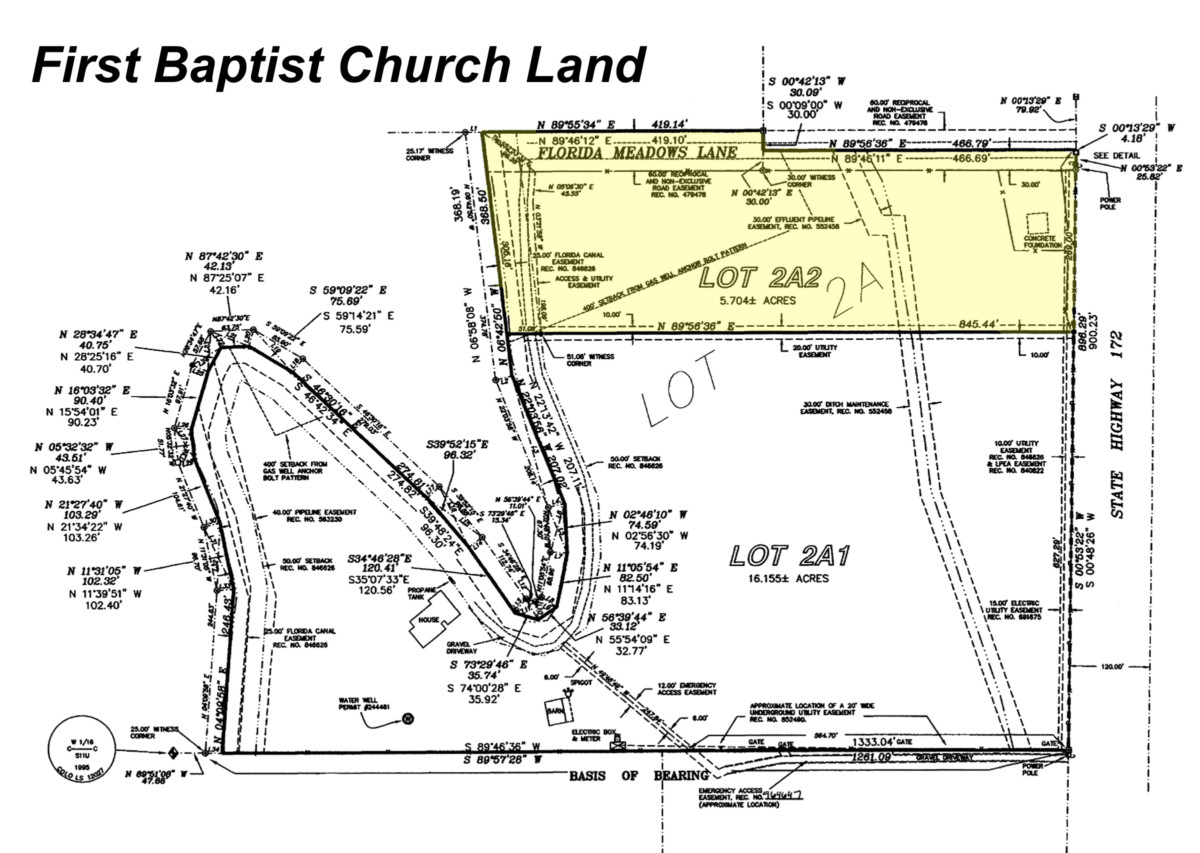 Durango Land for Sale - TBD Florida Meadows Plat Map 