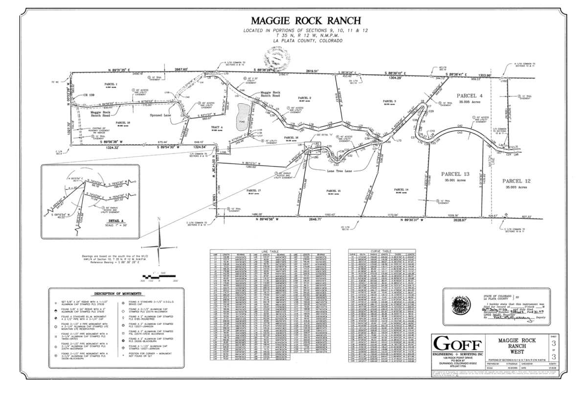 Maggie Rock Ranch Plat
