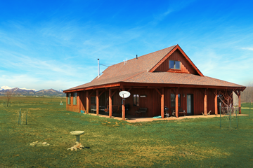 This beautiful Durango real estate is a Sand Creek Post & Beam farmhouse on 18 farmable acres was constructed in 2007